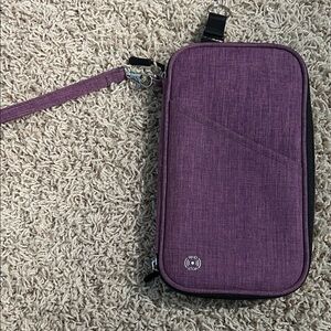 Elegant Purple RFID Wristlet Clutch